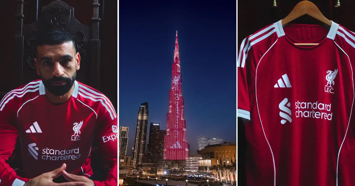 Liverpool FC and Adidas Light Up Burj Khalifa with Iconic Campaign