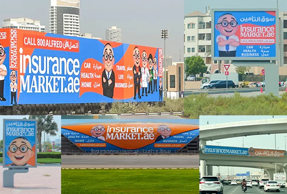 InsuranceMarket.ae Introduces Cuter, More Endearing Alfred with Powerful OOH Campaign
