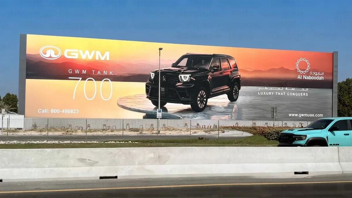 GWM TANK 700 Takes Over Dubai’s Roads With OOH Campaign