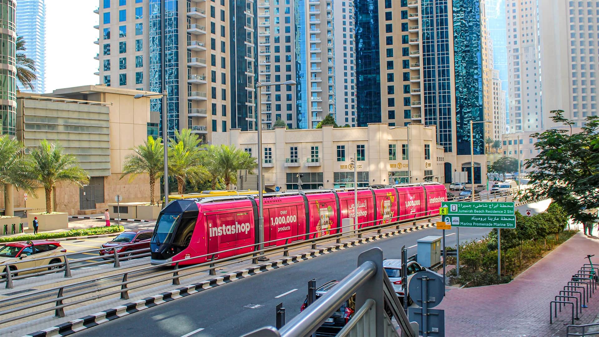 How InstaShop Used Dubai Tram to Revolutionise Brand Visibility
