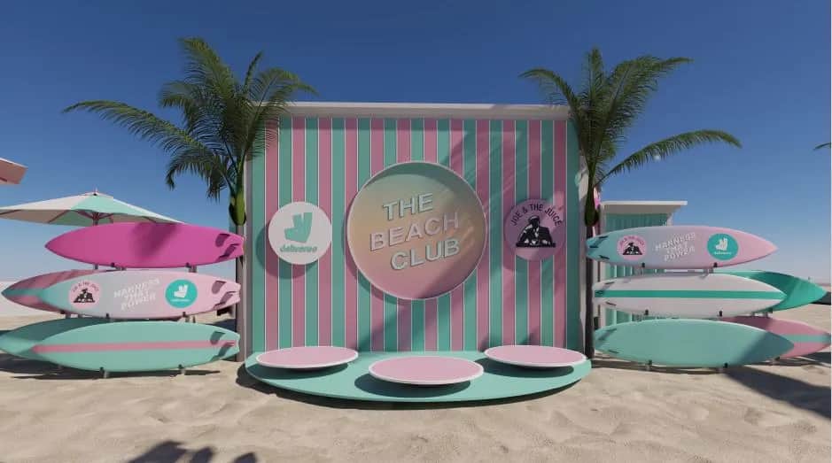 Joe and the Juice and Deliveroo bring their partnership to life at Kite Beach