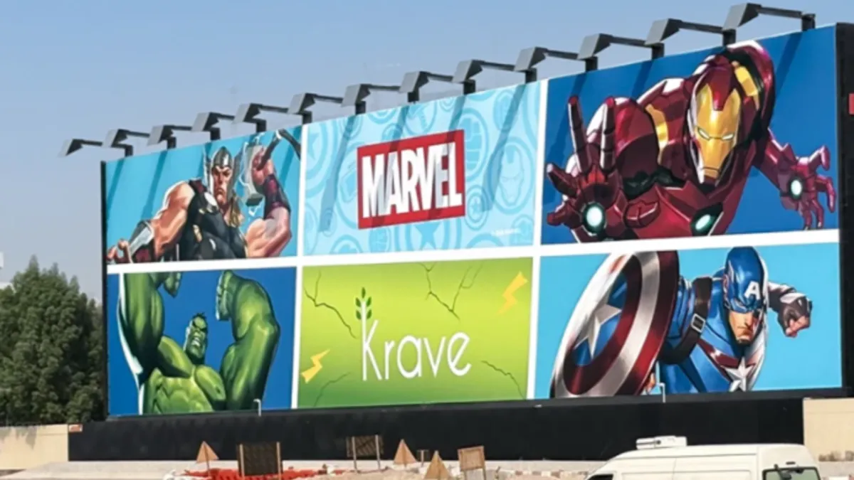 Krave Brings the Marvel Heroes to UAE Roads
