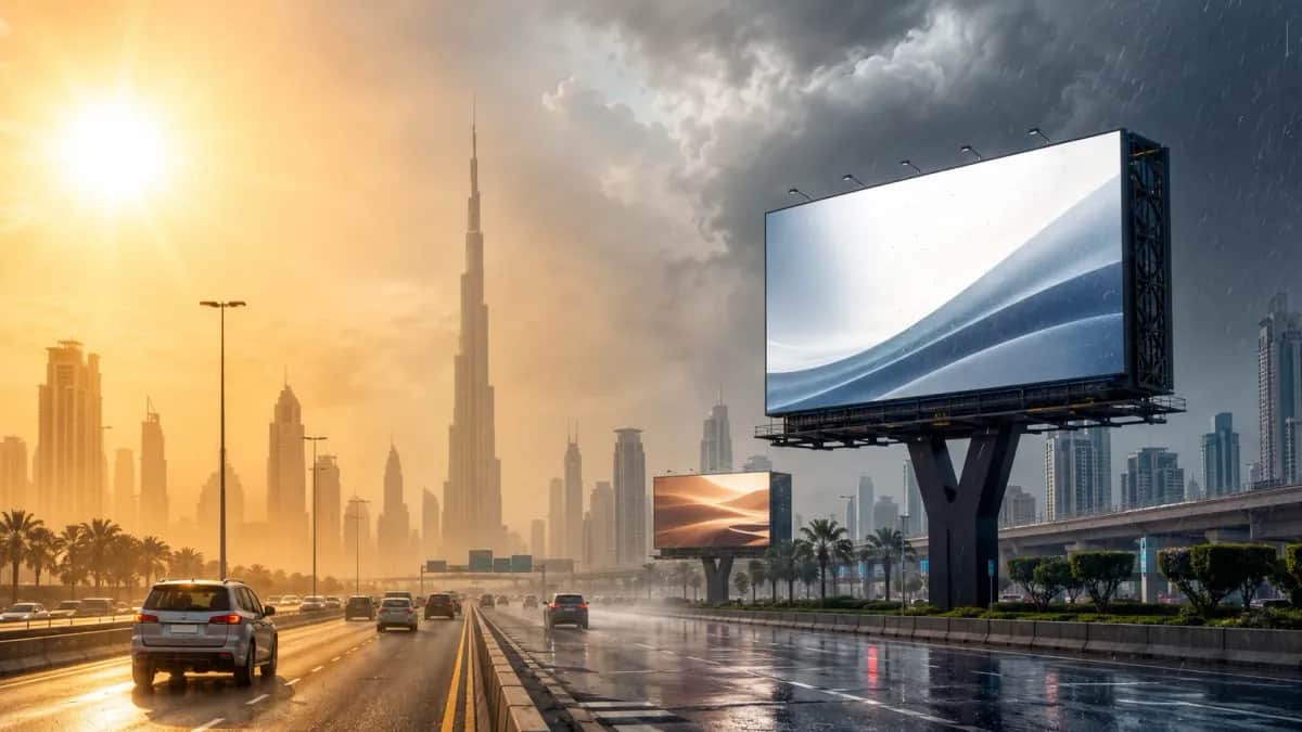 How Weather Impacts Billboard Advertising Performance in Dubai