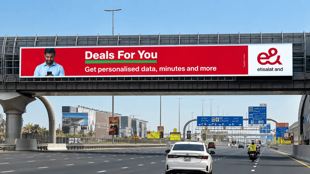 Etisalat Launches ‘Deals For You’ OOH Campaign in UAE