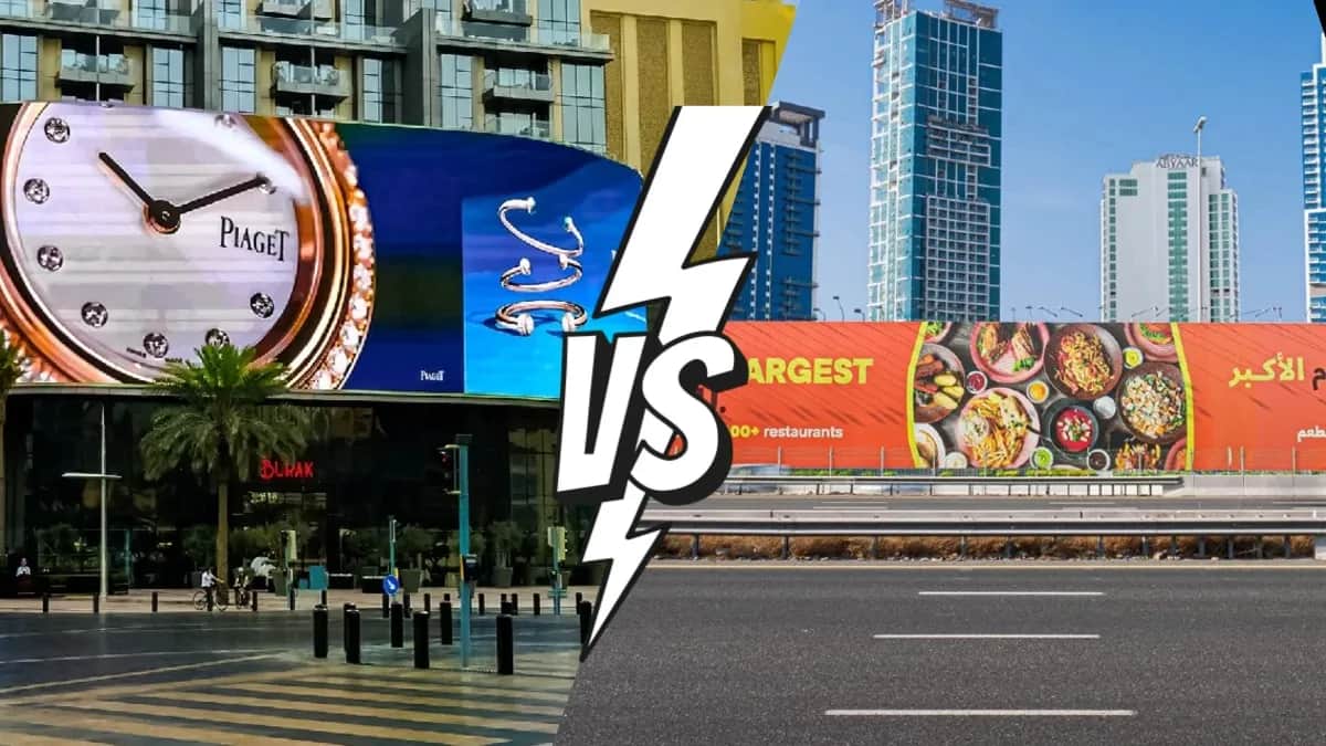 OOH vs DOOH: Understanding the Real Difference in Outdoor Advertising