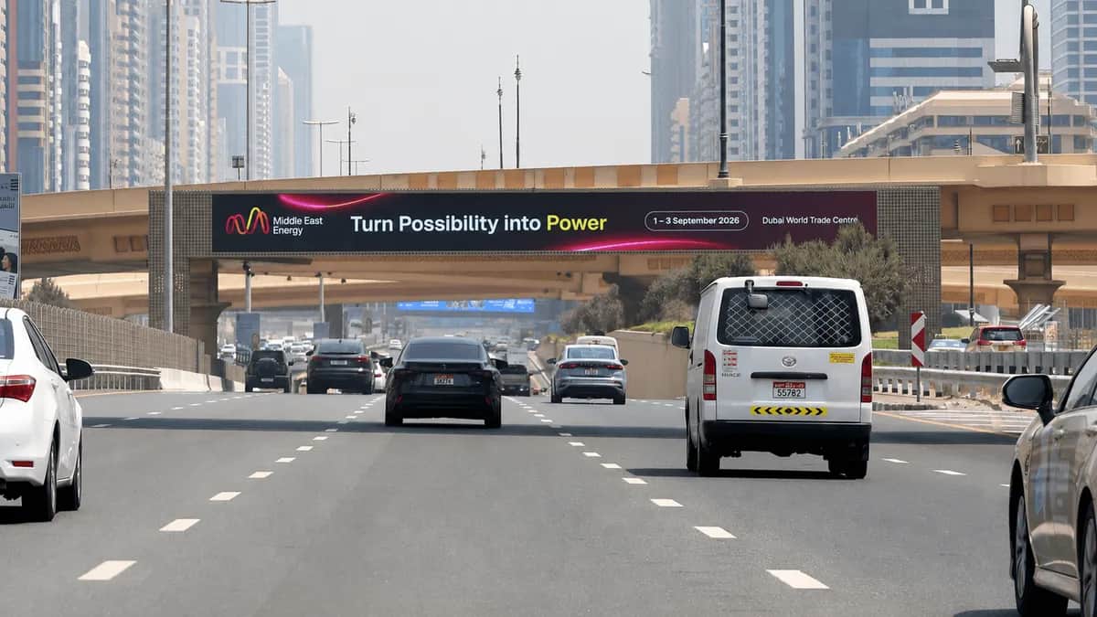 Middle East Energy 2026 Launches Multi-City OOH Campaign Across UAE