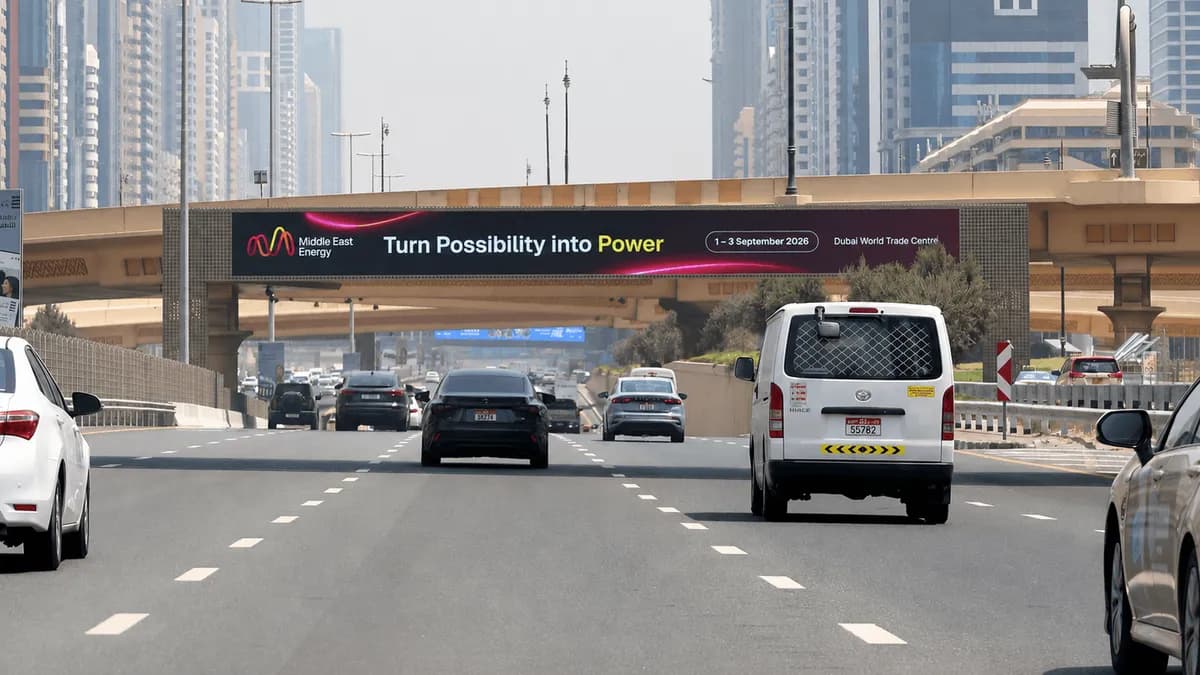 Middle East Energy 2026 Launches Multi-City OOH Campaign Across UAE