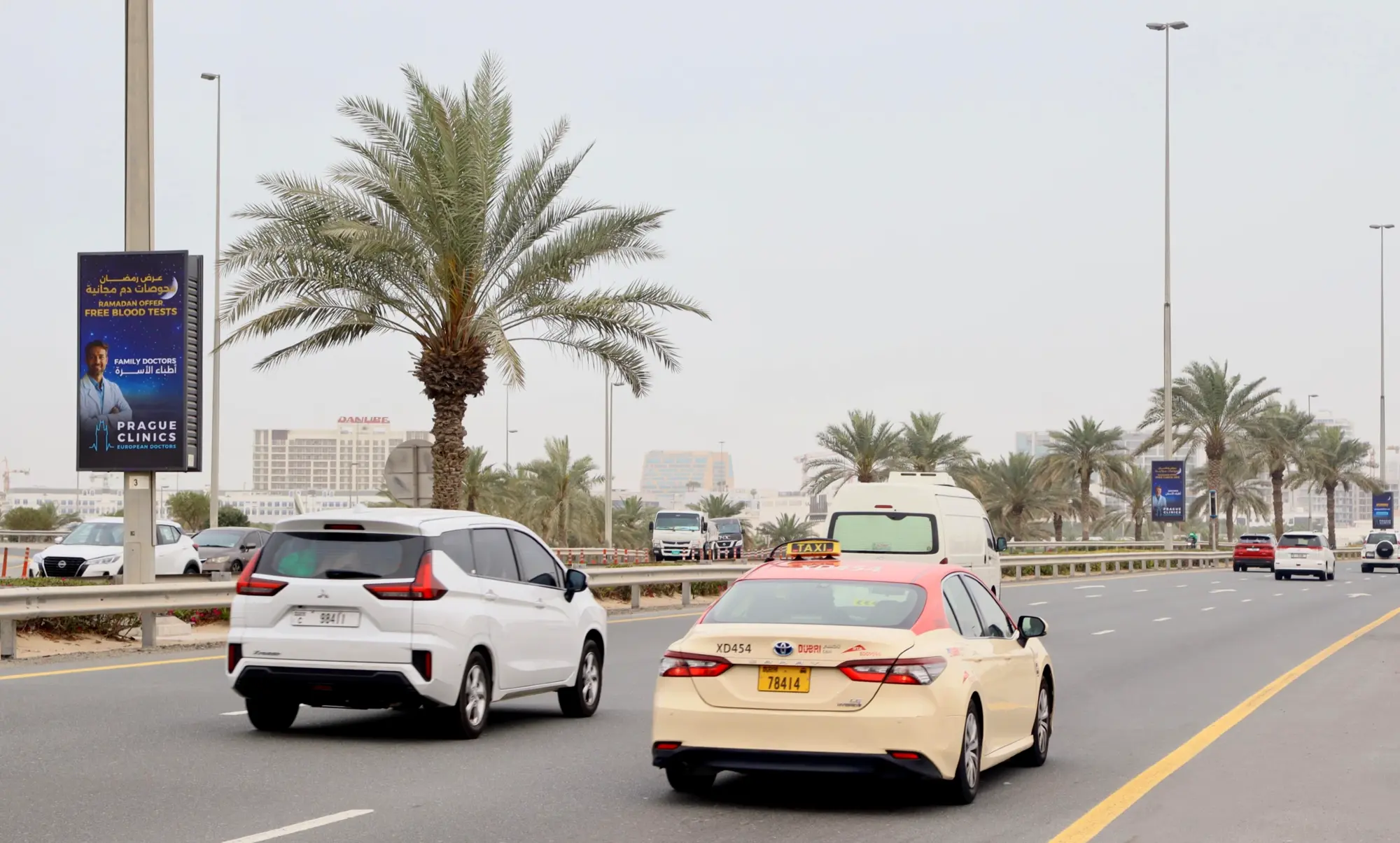 Dubai Advertising Unveils Impactful Prague Clinics Lamppost Campaign on Umm Suqeim Road